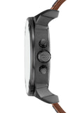 Diesel Mr Daddy Chronograph Grey Dial Brown Leather Strap Watch For Men - DZ7413 Authentic Buy Shop Now