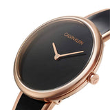 Calvin Klein Seduce Black Dial Two Tone Steel Strap Watch for Women - K4E2N611 Authentic Buy Shop Now