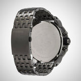 Diesel Little Daddy Dual Time Chronograph Grey Dial Stainless Steel Strap Watch For Men - DZ7263 Authentic Buy Shop Now