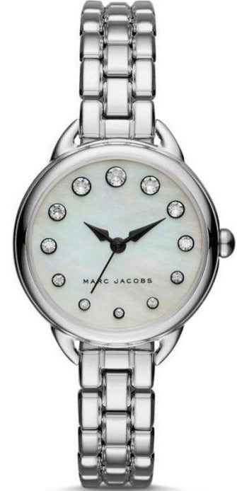 Marc Jacobs Betty Mother of Pearl White Dial Silver Steel Strap Watch for Women - MJ3510 Authentic Buy Shop Now