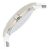 Calvin Klein Skirt White Dial White Leather Strap Watch for Women - K2U231K6 Authentic Buy Shop Now