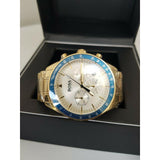Hugo Boss Trophy White Dial Gold Steel Strap Watch for Men - 1513631 Authentic Buy Shop Now