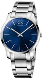 Calvin Klein City Blue Dial Silver Steel Strap Watch for Men - K2G2G14N Authentic Buy Shop Now
