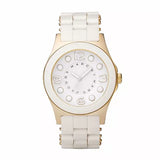Marc Jacobs Pelly White Dial White SIlicone Strap Watch for Women - MBM2525 Authentic Buy Shop Now