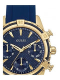 Guess Catalina Blue Gold Tone Blue Silicone Strap Watch For Women - W0562L2 Authentic Buy Shop Now