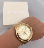 Michael Kors Runway Gold Dial Gold Steel Strap Watch for Women - MK5473 Authentic Buy Shop Now