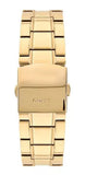 Guess Horizon Chronograph Black Dial Gold Steel Strap Watch For Men - W0379G4 Authentic Buy Shop Now