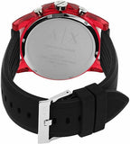 Armani Exchange Outerbanks Chronograph Black Dial Black Silicone Strap Watch For Men - AX1338 Authentic Buy Shop Now