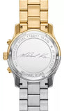 Michael Kors Runway Chronograph Gold Dial Two Tone Steel Strap Watch For Women - MK7329 Authentic Buy Shop Now