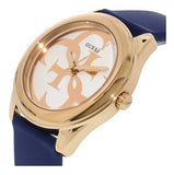 Guess G Twist White Dial Blue Silicone Strap Watch For Women - W0911L6 Authentic Buy Shop Now