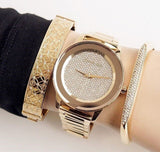 Michael Kors Kinley Gold Dial Gold Steel Strap Watch for Women - MK6209 Authentic Buy Shop Now