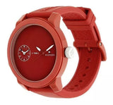 Tommy Hilfiger Denim Quartz Red Dial Red Rubber Strap Watch for Men - 1791323 Authentic Buy Shop Now