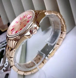 Michael Kors Mini Pilot Quartz Gold Dial Gold Steel Strap Watch For Women - MK7367 Authentic Buy Shop Now