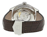 Tag Heuer Carrera Calibre 5 Automatic White Dial Brown Leather Strap Watch for Men - WAR201B.FC6291 Authentic Buy Shop Now