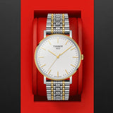 Tissot Everytime Medium White Dial Two Tone Mesh Bracelet Watch For Men - T109.410.22.031.00 Authentic Buy Shop Now