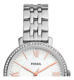 Fossil Jacqueline Multifunction Moonphase White Dial Silver Steel Strap Watch for Women - ES5164 Authentic Buy Shop Now