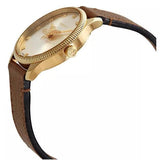 Gucci G Timeless Quartz Silver Dial Brown Leather Strap Watch For Women - YA1265022 Authentic Buy Shop Now