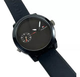Tommy Hilfiger Denim Black Dial Black Rubber Strap Watch for Men - 1791326 Authentic Buy Shop Now