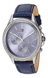 Tommy Hilfiger Ari Quartz Diamonds Blue Dial Blue Leather Strap Watch for Women - 1781979 Authentic Buy Shop Now
