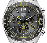 Tag Heuer Formula 1 Ayrton Senna Special Edition Grey Dial Silver Steel Strap Watch for Men - CAZ101AF.BA0637 Authentic Buy Shop Now