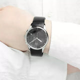 Calvin Klein Masculine Chronograph Black Dial Black Leather Strap Watch for Men - K2H27102 Authentic Buy Shop Now