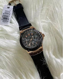 Guess Zena Chronograph Black Dial Black Rubber Strap Watch For Women - W1094L6 Authentic Buy Shop Now