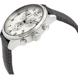 Tissot Chrono XL Silver Dial Brown Leather Strap Watch For Men - T116.617.16.037.00 Authentic Buy Shop Now