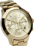 Michael Kors Bradshaw Chronograph Gold Dial Gold Steel Strap Watch For Women - MK5777 Authentic Buy Shop Now