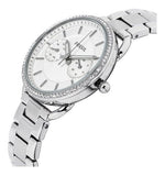 Fossil Tailor White Dial Silver Steel Strap Watch for Women - ES4262 Authentic Buy Shop Now