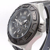 Guess Force Grey Dial Grey Rubber Strap Watch For Men - W0674G8 Authentic Buy Shop Now
