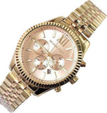 Michael Kors Lexington Gold Dial Gold Steel Strap Watch for Women - MK6473 Authentic Buy Shop Now