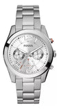 Fossil Boyfriend Multifunction Silver Dial Silver Steel Strap Watch for Women - ES3883 Authentic Buy Shop Now