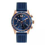 Guess Fleet Blue Dial Blue Rubber Strap Watch for Men - W0971G3 Authentic Buy Shop Now