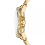 Michael Kors Tibby Three Hand Gold Dial Gold Steel Strap Watch For Women - MK6879 Authentic Buy Shop Now