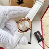 Gucci Interlocking Latin Grammy Special Edition Gold Watch For Women - YA133313 Authentic Buy Shop Now