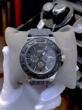 Guess Force Grey Dial Grey Rubber Strap Watch For Men - W0674G8 Authentic Buy Shop Now