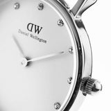 Daniel Wellington Classy Bristol White Dial Brown Leather Strap Watch For Women - DW00100070 Authentic Buy Shop Now