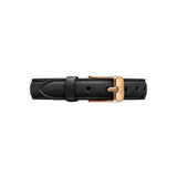 Daniel Wellington Quadro Black Dial Black Leather Strap Watch For Women - DW00100449 Authentic Buy Shop Now