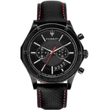 Maserati Circuito Black Dial Black Leather Strap Watch For Men - R8871627004 Authentic Buy Shop Now