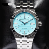 Maurice Lacroix Aikon Automatic Limited Summer Edition Blue Dial Silver Steel Strap Watch For Men - AI6008-SS00F-431-1 Authentic Buy Shop Now
