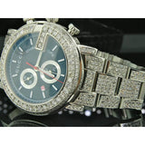 Gucci G Chrono Diamonds Black Dial Silver Steel Strap Watch For Men - YA101324 Authentic Buy Shop Now
