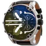Diesel Mr. Daddy 2.0 Chronograph Black Dial Grey Nylon Strap Watch For Men - DZ7429 Authentic Buy Shop Now