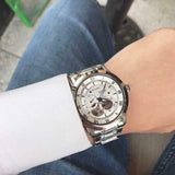Bulova BVA Series Dual Aperture Silver Dial Silver Steel Strap Watch for Men - 96A118 Authentic Buy Shop Now