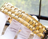 Bulova Multifunction White Dial Gold Steel Strap Watch for Men - 97C105 Authentic Buy Shop Now