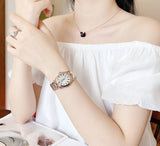 Tissot T Wave Mother of Pearl Dial Rose Gold Steel Strap Watch For Women - T112.210.33.113.00 Authentic Buy Shop Now