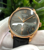 Tissot T Classic Chemin Des Tourelles Powermatic 80 Brown Dial Brown Leather Strap Watch for Men - T099.407.36.447.00 Authentic Buy Shop Now