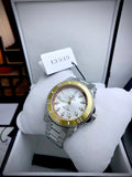 Gucci Dive Automatic 18K Gold Silver Dial Silver Steel Strap Watch for Men - YA136357 Authentic Buy Shop Now