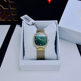 Guess Quartz Green Dial Gold Mesh Strap Watch For Women - GW0354L5 Authentic Buy Shop Now