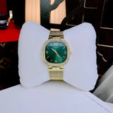 Guess Quartz Green Dial Gold Mesh Strap Watch For Women - GW0354L5 Authentic Buy Shop Now