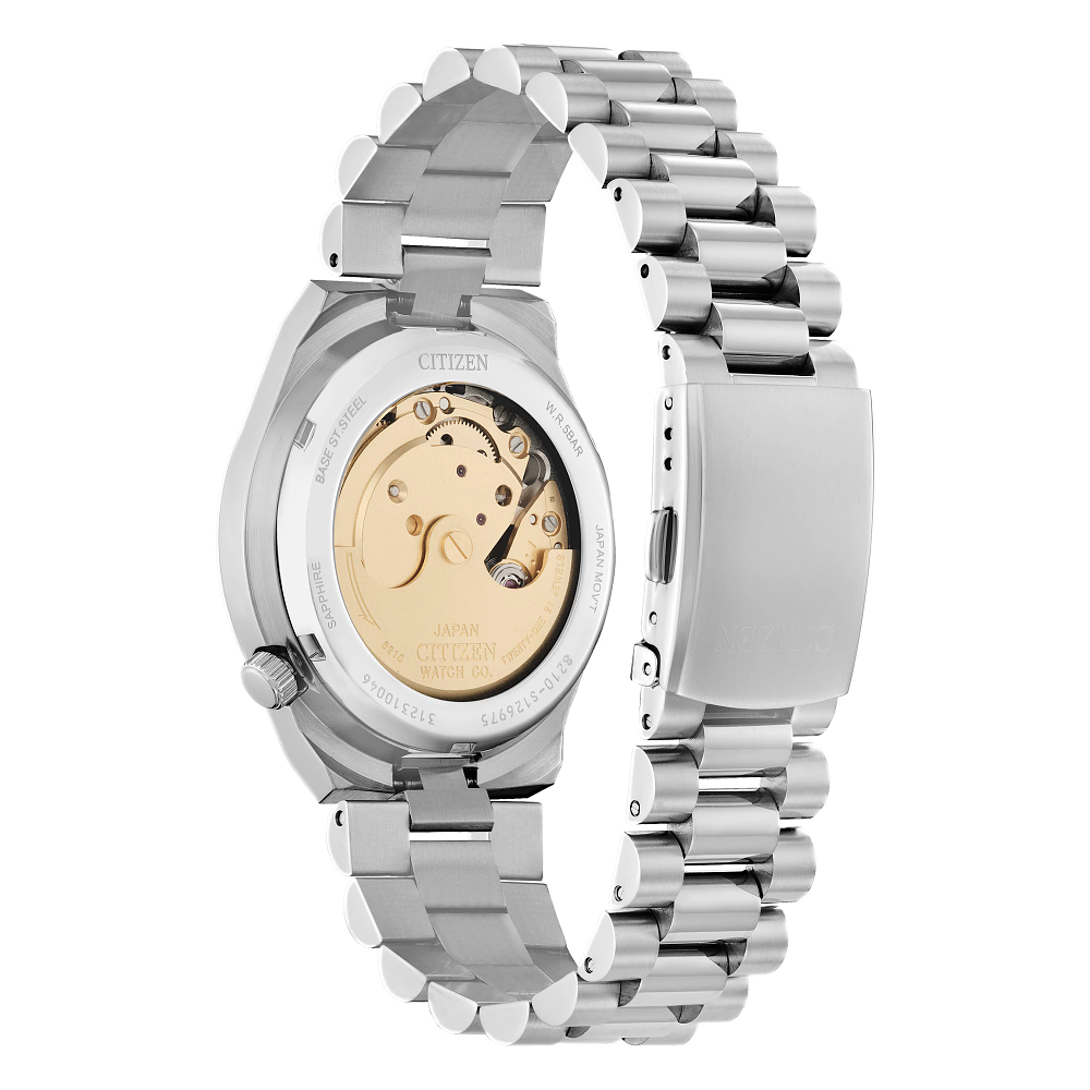 Citizen Tsuyosa Automatic Red Dial Silver Steel Strap Watch For Men - NJ0150-56W Authentic Buy Shop Now